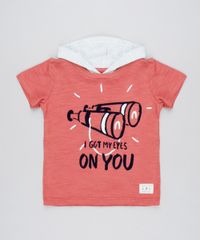 Camiseta-Infantil-Binoculo-com-Capuz-Manga-Curta-Coral-9531227-Coral_1