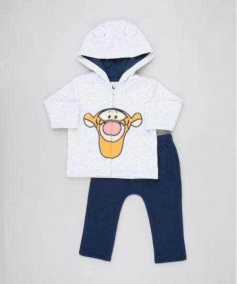 Conjunto-Infantil-Tigrao-de-Blusao-com-Capuz-Cinza-Mescla---Calca-em-Moletom-Azul-Marinho-9457032-Azul_Marinho_1
