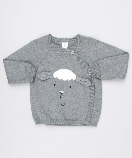 Sueter-Infantil-Ovelha-em-Trico-com-Botoes-Cinza-Mescla-Escuro-9262017-Cinza_Mescla_Escuro_1 Sueter-Infantil-Ovelha-em-Trico-com-Botoes-Cinza-Mescla-Escuro-9262017-Cinza_Mescla_Escuro_1