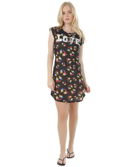 Camisola-Pato-Donald-e-Margarida-Preta-8477553-Preto_1