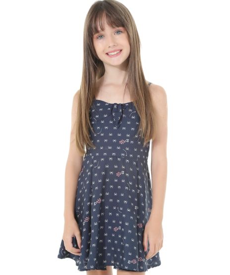 Vestido-Estampado-de-Lacos-Azul-Marinho-8334690-Azul_Marinho_1