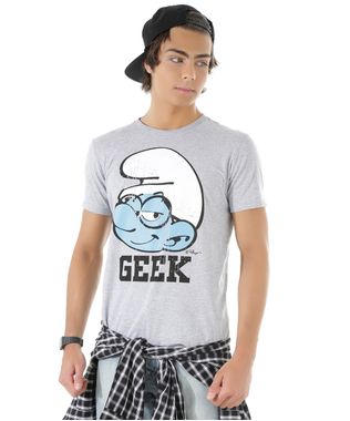 Camiseta-Os-Smurfs-Cinza-Mescla-8484891-Cinza_Mescla_1