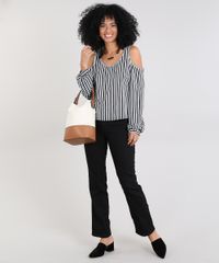 Calca-Jeans-Feminina-Reta-Cintura-Media-Preta-9417808-Preto_3