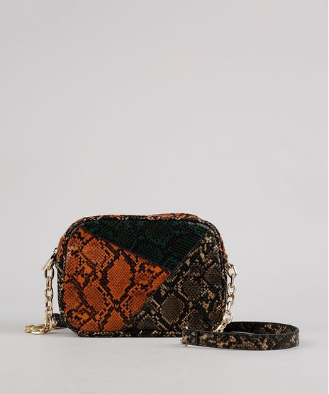 Bolsa-Feminina-Transversal-Media-Croco-Estampada-Animal-Print-com-Recortes-Kaki-9484653-Kaki_1