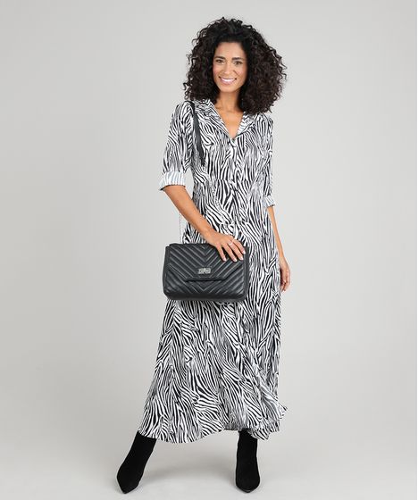 chemise longo animal print