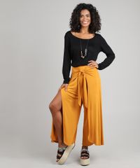 Calca-Feminina-Pantacourt-Transpassada-Mostarda-9575906-Mostarda_3