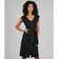 Vestido-Feminino-Curto-com-Pespontos-e-Faixa-para-Amarrar-Preto-9571957-Preto_1