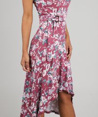 Vestido-Feminino-Midi-Mullet-Estampado-Floral-com-Argola-Alcas-Finas-Vinho-9572450-Vinho_4