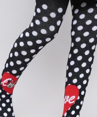 Meia-Calca-Infantil-Lupo-Minnie-Estampada-de-Poa--Preto-9545401-Preto_2
