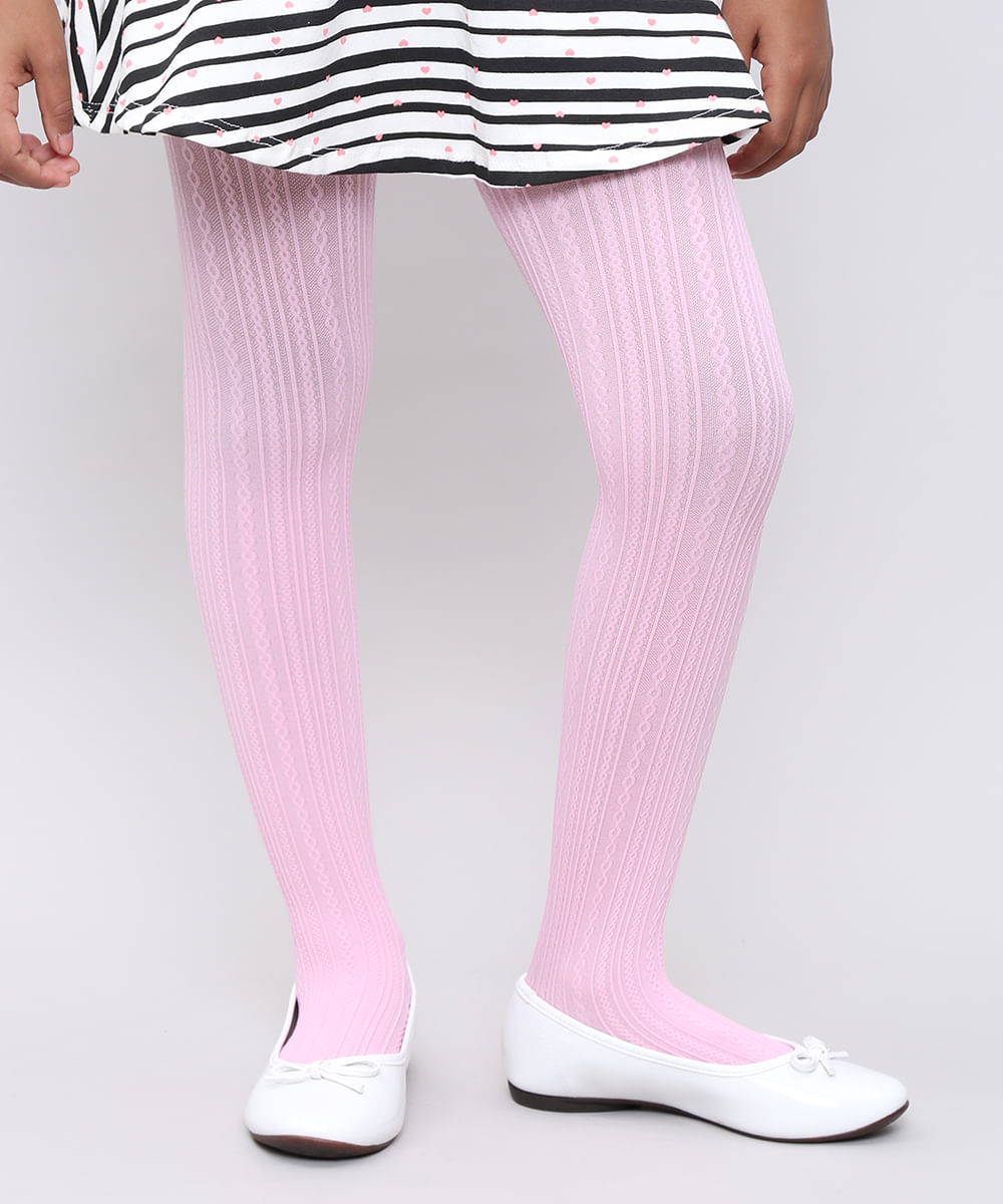 calça rosa infantil