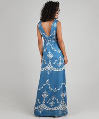 Vestido-Feminino-Longo-Estampado-de-Arabescos-Alca-Larga-Azul-9437844-Azul_2