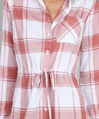 Vestido-Chemise-Feminino-Estampado-Xadrez-Manga-Longa-Branco-9457262-Branco_4