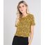 Blusa-Feminina-O-Rei-Leao-Estampada-Simba-Animal-Print-Manga-Curta-Decote-Redondo-Mostarda-9578199-Mostarda_1