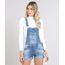 Jardineira-Jeans-Feminina-Reta-com-Bolsos-Azul-Medio-9589542-Azul_Medio_1