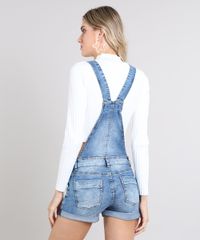 Jardineira-Jeans-Feminina-Reta-com-Bolsos-Azul-Medio-9589542-Azul_Medio_2