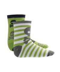 Kit-de-2-Meias-Estampada-de-Caveira-Verde-8551066-Verde_1