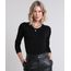 Sueter-Feminino-em-Trico-Decote-Redondo-Preto-8465830-Preto_1
