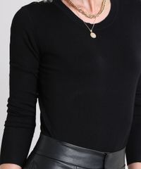 Sueter-Feminino-em-Trico-Decote-Redondo-Preto-8465830-Preto_4