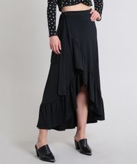 Saia-Feminina-Midi-Mullet-Envelope-com-Babado-Preta-9579181-Preto_1