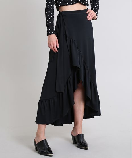 Saia-Feminina-Midi-Mullet-Envelope-com-Babado-Preta-9579181-Preto_1