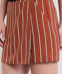 Short-Saia-Feminino-Estampado-Listrado-com-Bolso-Caramelo-9428096-Caramelo_4
