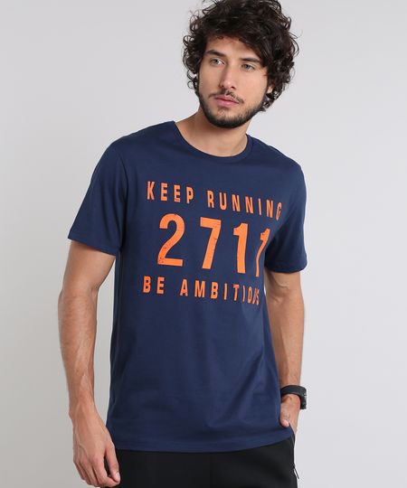 Camiseta-Masculina-Esportiva-Ace--Keep-running-2711-be-ambitious--Manga-Curta-Gola-Careca-Azul-Marinho-9511961-Azul_Marinho_1