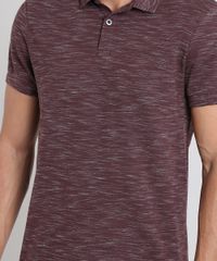 Polo-Masculina-em-Piquet-Flame-Manga-Curta-Marrom-9526629-Marrom_4