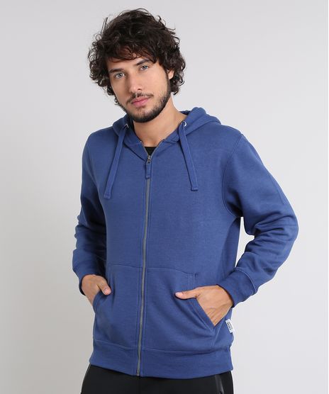 Blusao-Masculino-Basico-em-Moletom-com-Capuz-Azul-8463518-Azul_1