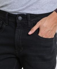Calca-Jeans-Masculina-Reta-com-Pespontos-Preta-9586404-Preto_2
