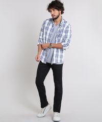 Calca-Jeans-Masculina-Reta-com-Pespontos-Preta-9586404-Preto_3