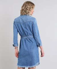 Vestido-Chemise-Jeans-Feminino-com-Faixa-Barra-Desfiada-Manga-Longa-Azul-Medio-9589537-Azul_Medio_2