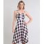 Vestido-Feminino-Estampado-Xadrez-com-Alcas-Finas-Branco-9520264-Branco_1