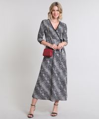 Vestido-Feminino-Longo-Envelope-Estampado-Animal-Print-Manga-3-4-Kaki-9578229-Kaki_3