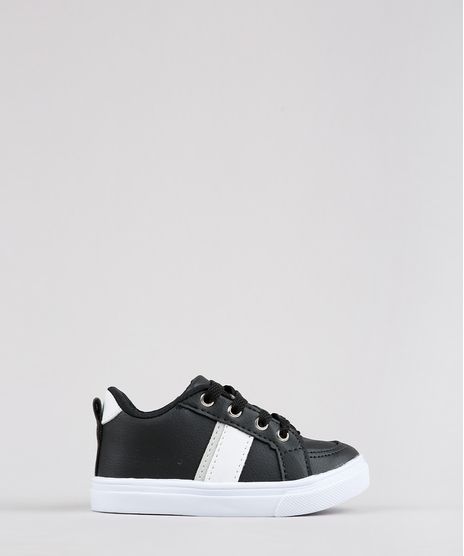 Tenis-Infantil-com-Recortes-Laterais-Preto-9579970-Preto_1
