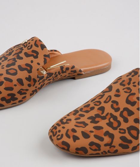 mule animal print vizzano