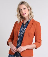 Blazer-Feminino-Acinturado-com-Martingale-Cobre-9456371-Cobre_1