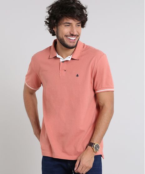 Polo-Masculina-Basica-em-Piquet-Manga-Curta-Laranja-Claro-9529642-Laranja_Claro_1