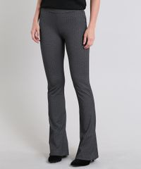 Calca-Feminina-Flare-Texturizada-Estampada-Chevron-Preta-9578227-Preto_1