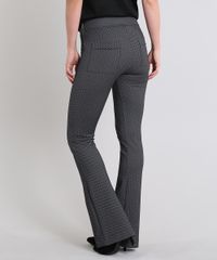 Calca-Feminina-Flare-Texturizada-Estampada-Chevron-Preta-9578227-Preto_2