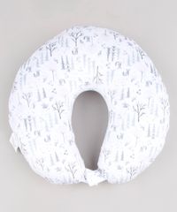 Kit-de-Apoio-de-Cabeca---Tapa-Olho-com-Coroa-Estampado-de-Floresta-Branco-9533527-Branco_2
