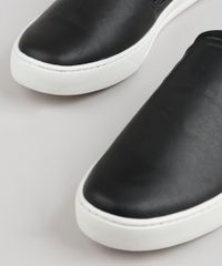 Tenis-Masculino-Slip-On-em-Couro-Preto-9626462-Preto_2