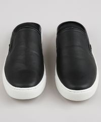 Tenis-Masculino-Slip-On-em-Couro-Preto-9626462-Preto_4