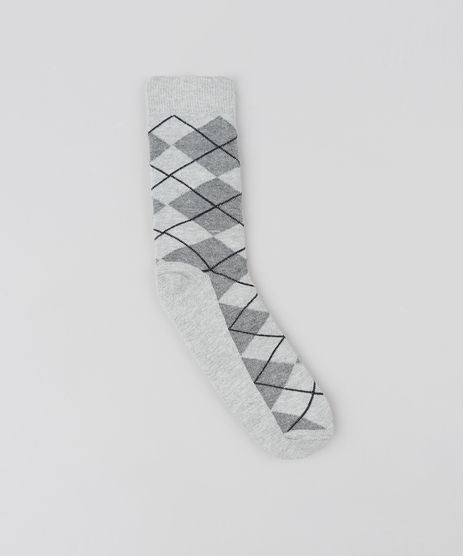 Meia-Masculina-Cano-Alto-Estampada-Xadrez-Cinza-Mescla-8999676-Cinza_Mescla_1