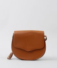Bolsa-Feminina-Transversal-Pequena-com-Tassel-Caramelo-8369122-Caramelo_1