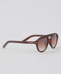 Oculos-de-Sol-Redondo-Unissex-Oneself-Marrom-9592703-Marrom_3