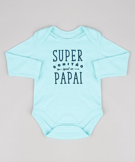 Body-Infantil--Super-Bonitao-Igual-ao-Papai--Manga-Longa-Verde-Agua-9457045-Verde_Agua_1