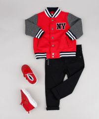 Jaqueta-Bomber-Infantil-em-Moletom--NY--com-Bolsos-Vermelha-9359334-Vermelho_3