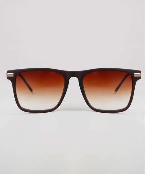 Oculos-de-Sol-Quadrado-Unissex-Oneself-Marrom-9631581-Marrom_1