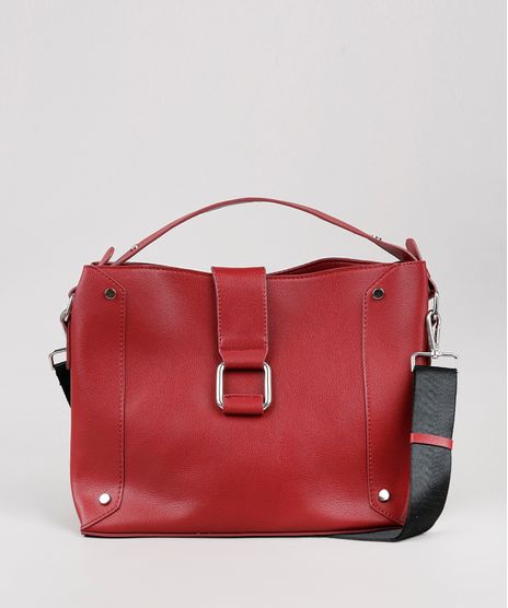 Bolsa-Feminina-com-Aviamento-e-Alca-Transversal-Removivel-Vinho-9484073-Vinho_1