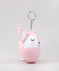Chaveiro-Raposa-em-Pelucia-Rosa-Claro-9533526-Rosa_Claro_2